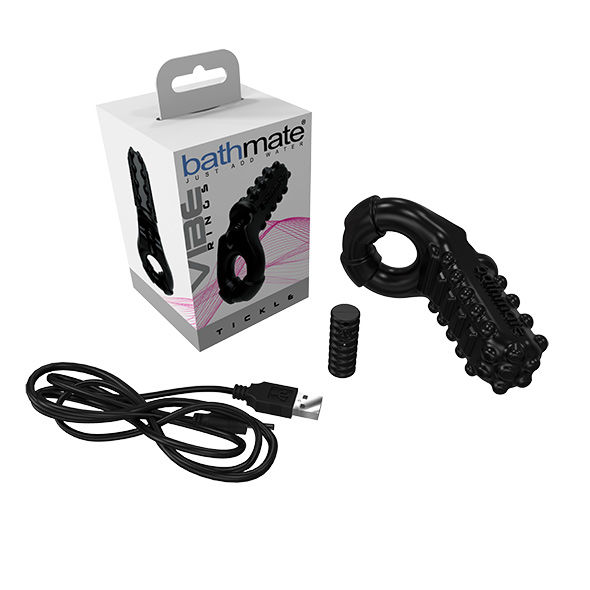 Bathmate-Anello vibratore Tickle-3 velocità, ricaricabile, USB 5 Bathmate-Anello vibratore Tickle-3 velocità, ricaricabile, USB · Anelli & Guaine per pene (imaginea 5)