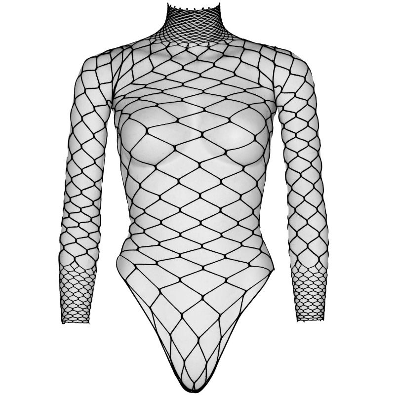 Leg Avenue-Body in Rete con Collare Alto Taglia Singola 3 Leg Avenue-Body in Rete con Collare Alto Taglia Singola · Lingerie sexy donna (imaginea 3)