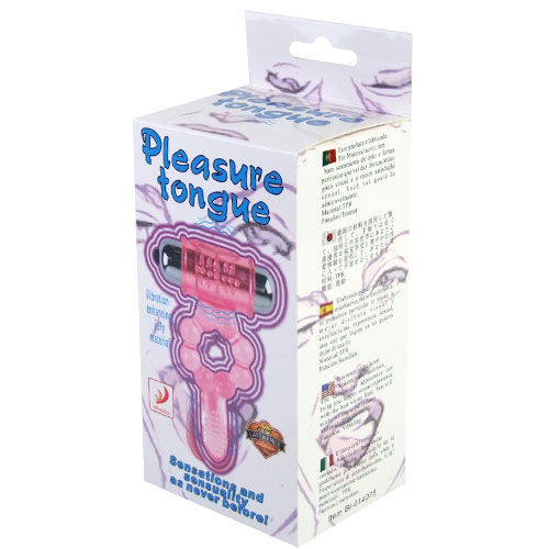 Baile For Him-Anello in Silicone 10 Ritmi Linguali con Vibrazione Rosa · Anelli & Guaine per pene (imaginea 3)
