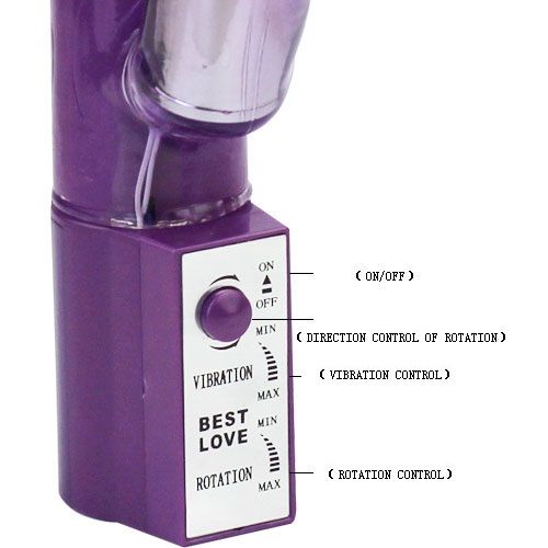 Baile Rotations-Hot Lady II Rabbit Pearl Rotator-TPE, Rotazione · Vibratori (imaginea 4)