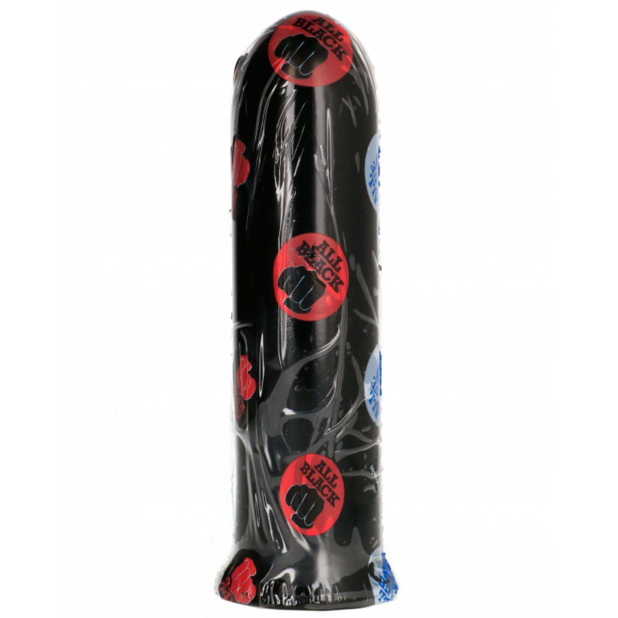 All Black-Dildo Nero 19 Cm-Silicone · Giocattoli anali (immagine 3)