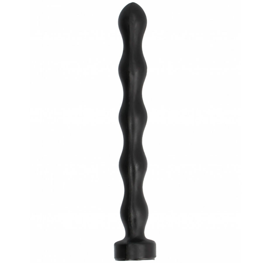 All Black-Plug anale Tipo Sfera 32 cm-Silicone · Accessori BDSM (immagine 2)