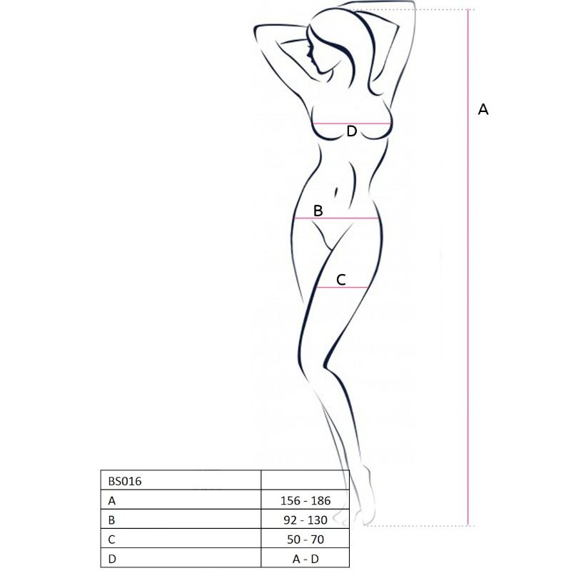 Passion-Bodystocking BS016 Rete 3 Passion-Bodystocking BS016 Rete · Lingerie spicy & Bodystocking (imaginea 3)