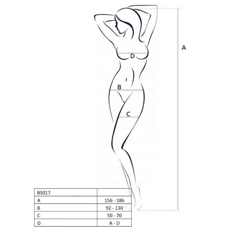 Passion-Bodystocking BS017 della Rete · Lingerie spicy & Bodystocking (immagine 2)