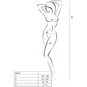 Passion-Bodystocking BS032 Rete · Lingerie spicy & Bodystocking (immagine 3)