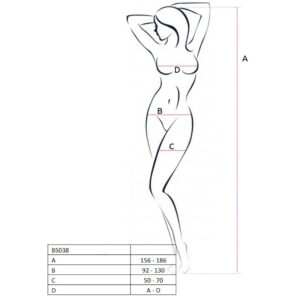 Passion Woman-Woman BS038 Bodystocking · Lingerie spicy & Bodystocking (imaginea 2)