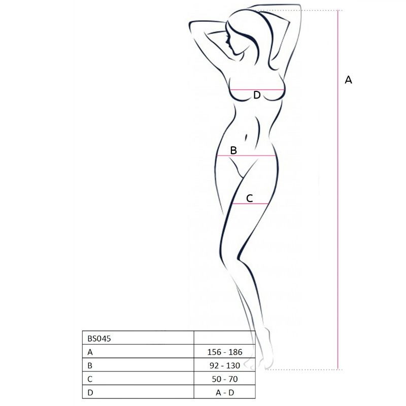Passion Woman-Woman BS045 Bodystocking Nero One Size 2 Passion Woman-Woman BS045 Bodystocking Nero One Size · Lingerie spicy & Bodystocking (imaginea 2)