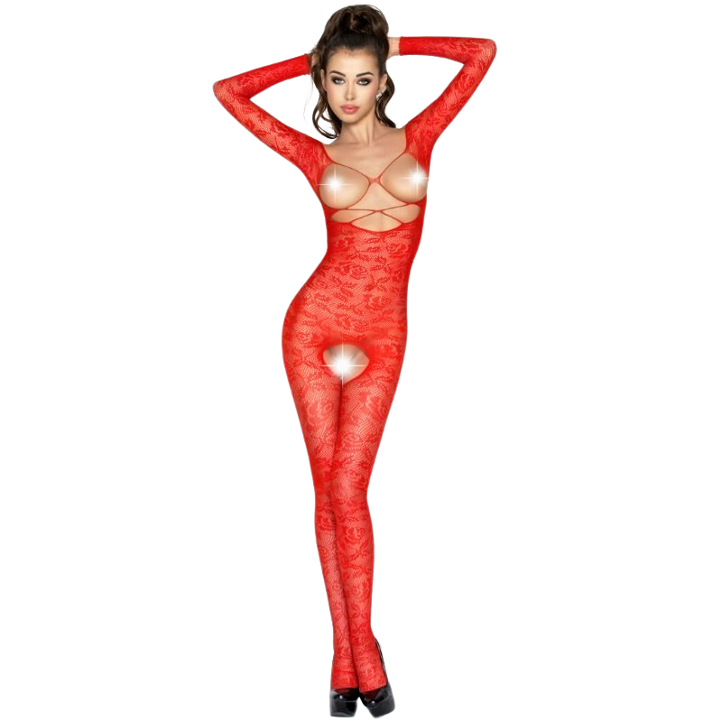 Passion-Bodystocking BS031 della Rete · Lingerie spicy & Bodystocking (imaginea 6)