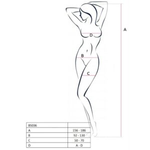 Passion-Bodystocking BS036 Rete 8 Passion-Bodystocking BS036 Rete · Lingerie spicy & Bodystocking (imaginea 4)