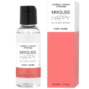 Mixgliss-Happy Litchi Lubrifiant Siliconic 50 Ml · Lubrifiant
