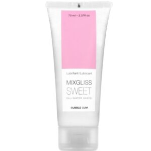 Mixgliss-Lubrifiant pe Bază de Apă Aromă Bubblegum, 70 Ml · Lubrifiant