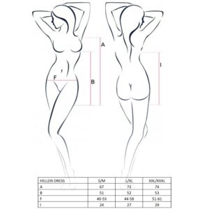 Passion-Woman Hellen Abito e Tanga Assortito · Lingerie sexy donna (immagine 2)