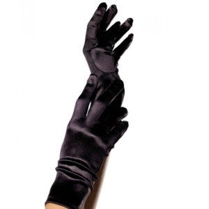 Leg Avenue Accessories-Guanti in raso nero 2 Leg Avenue Accessories-Guanti in raso nero · Accessori lingerie