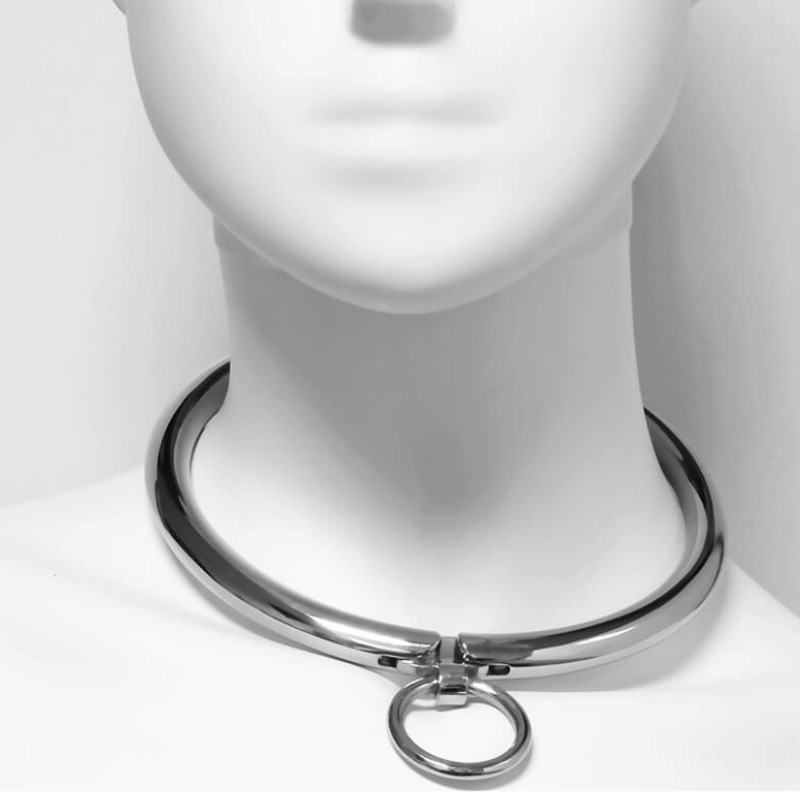 Metal Hard-Collana in metallo con chiusura combinata 10,5 cm 1 Metal Hard-Collana in metallo con chiusura combinata 10,5 cm · Bondage & Manette