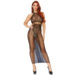 Leg Avenue Dresses-Abito Halter Doppia Rete, Schiena Tagliata · Lingerie sexy donna