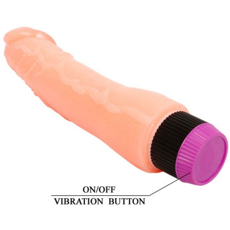 Baile Vibrators-Vibratore Realistico Flessibile Naturale 24 Cm-PVC · Vibratori (imaginea 6)