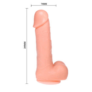Baile-Vibratore Dildo Realistico con Rotazione e Vibrazione 20 Cm-TPR · Vibratori (immagine 6)