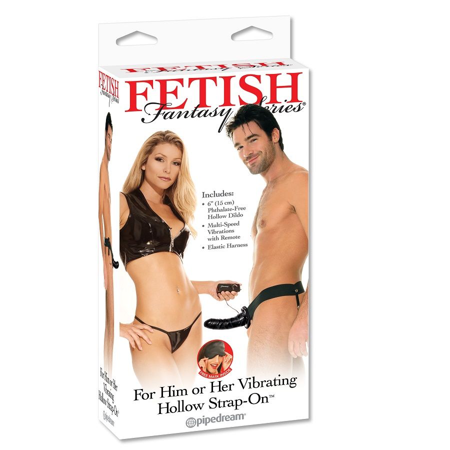 Fetish Fantasy Series-Strap-on Nudo Vibratore per Lei o Lui 1 Fetish Fantasy Series-Strap-on Nudo Vibratore per Lei o Lui — PIPEDREAMS · Anelli & Guaine per pene