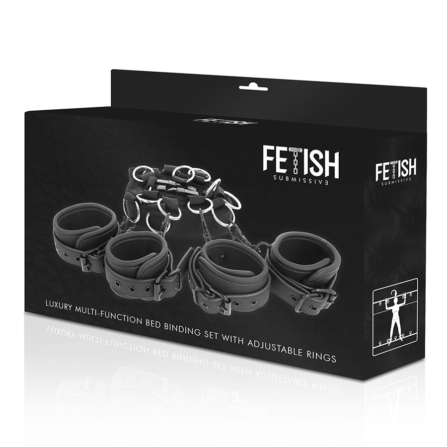 Fetish Submissive Bondage-Set di legami per lettini di lusso · Bondage & Manette (imaginea 9)