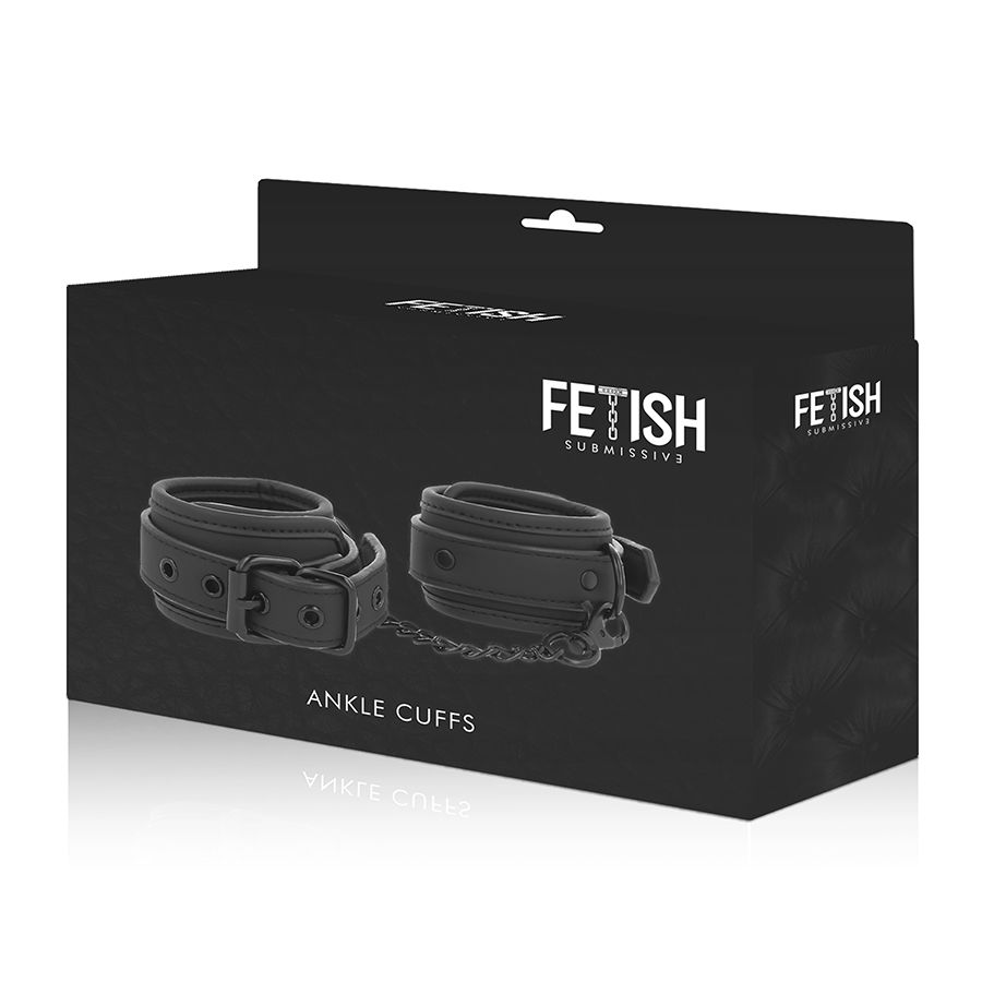 Fetish Submissive Bondage-Manette per caviglie di pelle vegana · Bondage & Manette (imaginea 4)