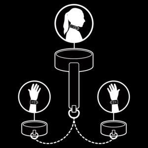 Fetish Submissive Bondage-Collana e manette in pelle vegana 12 Fetish Submissive Bondage-Collana e manette in pelle vegana · Bondage & Manette (imaginea 4)
