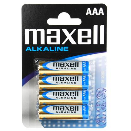 Maxell-Batterie Aaa, Set 4 Pezzi
