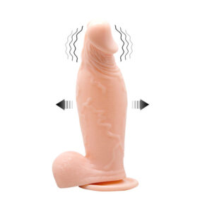 Baile-Dildo gonfiabile realistico vibrante-TPR, telecomando, Ventosa · Giocattoli anali (imaginea 2)