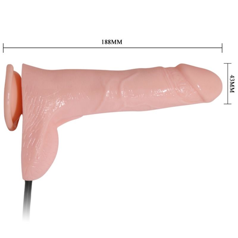 Baile-Dildo Vibrante Realistico Gonfiabile 18.8 Cm-TPR, Telecomando 2 Baile-Dildo Vibrante Realistico Gonfiabile 18.8 Cm-TPR, Telecomando · Giocattoli anali (imaginea 2)
