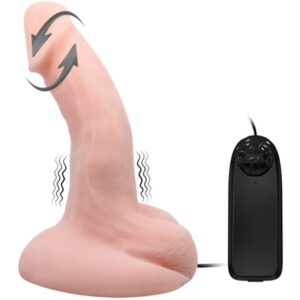 Baile Vibrators-Arbitrarietà Dildo con Vibrazione e Rotazione-TPR