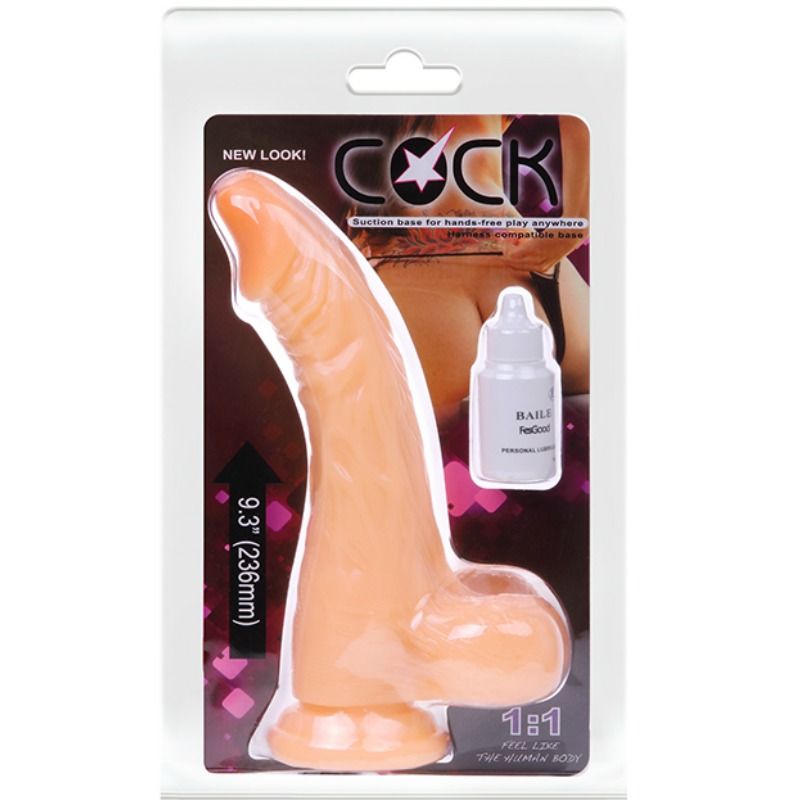 Baile Vibrators-Dildo Realistico Tipo Pene con Vibrazione-PVC · Vibratori (immagine 6)