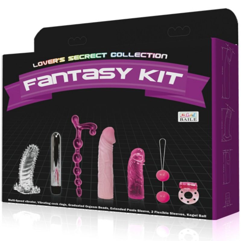 Baile Stimulating-Kit Fantasy della Collezione Lovers Secret-TPR 1 Baile Stimulating-Kit Fantasy della Collezione Lovers Secret-TPR · Kit di giocattoli