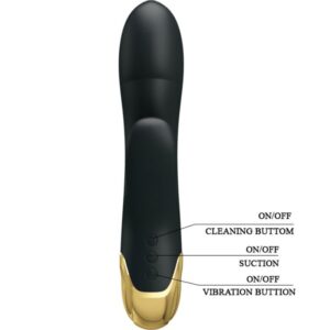 High Tech-Smart Naughty Play Vibrazione e Aspirazione-Silicone, 7 — PRETTY LOVE · Vibratori (imaginea 3)