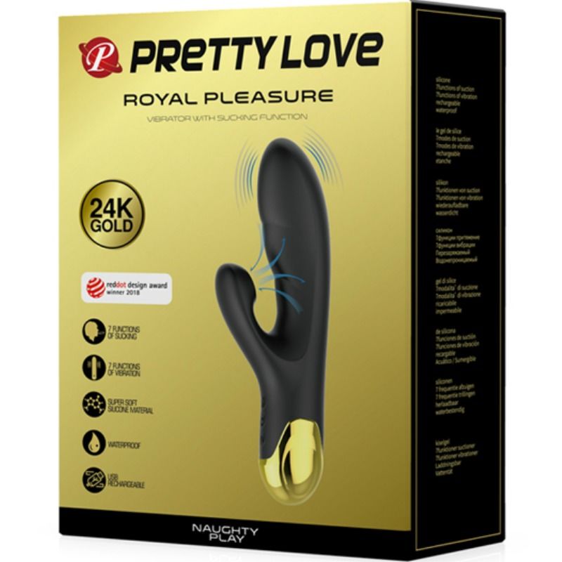 High Tech-Smart Naughty Play Vibrazione e Aspirazione-Silicone, 7 — PRETTY LOVE · Vibratori (imaginea 7)