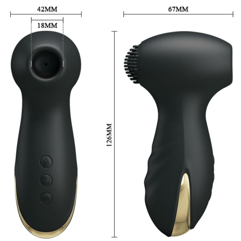 High Tech-Smart Hammer Vibrazioni e Suzione-Silicone, 7 velocità 4 High Tech-Smart Hammer Vibrazioni e Suzione-Silicone, 7 velocità — PRETTY LOVE · Vibratori (imaginea 4)