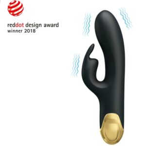 High Tech-Vibratore Smart Doppio-Silicone Piacere, 7 velocità 7 High Tech-Vibratore Smart Doppio-Silicone Piacere, 7 velocità — PRETTY LOVE · Vibratori