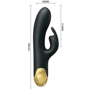 High Tech-Vibratore Smart Doppio-Silicone Piacere, 7 velocità 8 High Tech-Vibratore Smart Doppio-Silicone Piacere, 7 velocità — PRETTY LOVE · Vibratori (imaginea 2)
