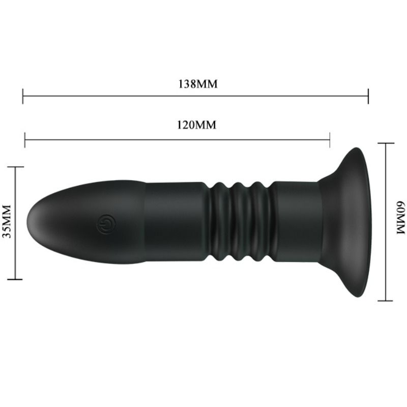 Remote Control-Plug anale Magic Jinger Up & Down e Vibrazione-3 — PRETTY LOVE · Accessori BDSM (imaginea 6)