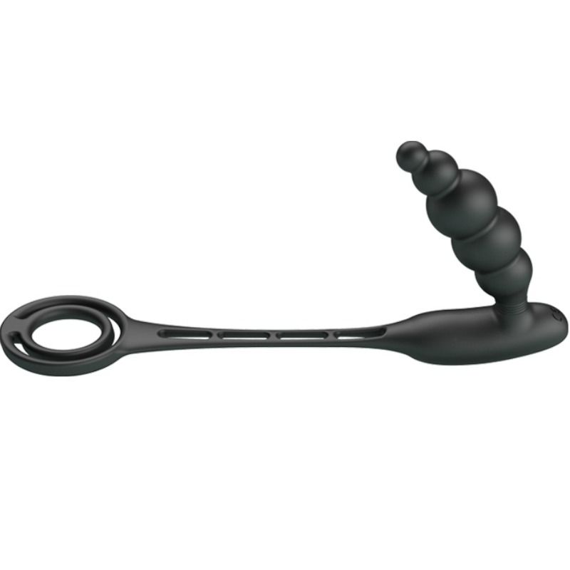 For Him-Anelli Peniani con Vibratore Prostatico-Silicio, 12 velocità 2 For Him-Anelli Peniani con Vibratore Prostatico-Silicio, 12 velocità — PRETTY LOVE · Accessori BDSM (imaginea 2)