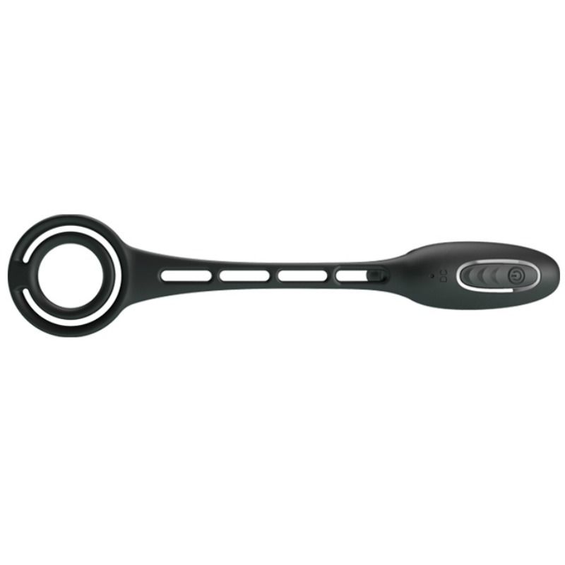 For Him-Anelli Peniani con Vibratore Prostatico-Silicio, 12 velocità 3 For Him-Anelli Peniani con Vibratore Prostatico-Silicio, 12 velocità — PRETTY LOVE · Accessori BDSM (imaginea 3)