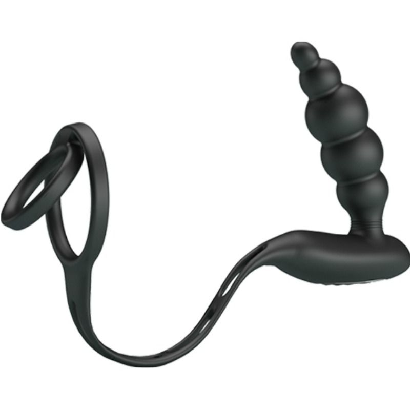 For Him-Anelli Peniani con Vibratore Prostatico-Silicio, 12 velocità 5 For Him-Anelli Peniani con Vibratore Prostatico-Silicio, 12 velocità — PRETTY LOVE · Accessori BDSM (imaginea 5)