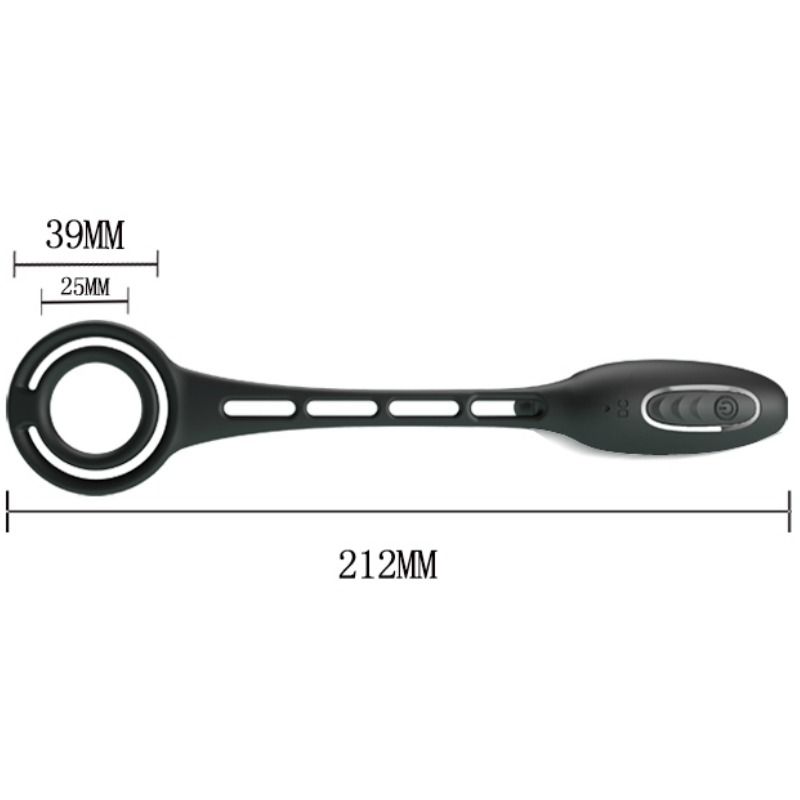 For Him-Anelli Peniani con Vibratore Prostatico-Silicio, 12 velocità 9 For Him-Anelli Peniani con Vibratore Prostatico-Silicio, 12 velocità — PRETTY LOVE · Accessori BDSM (imaginea 9)