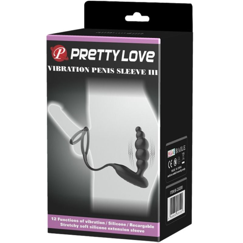 For Him-Anelli Peniani con Vibratore Prostatico-Silicio, 12 velocità 10 For Him-Anelli Peniani con Vibratore Prostatico-Silicio, 12 velocità — PRETTY LOVE · Accessori BDSM (imaginea 10)