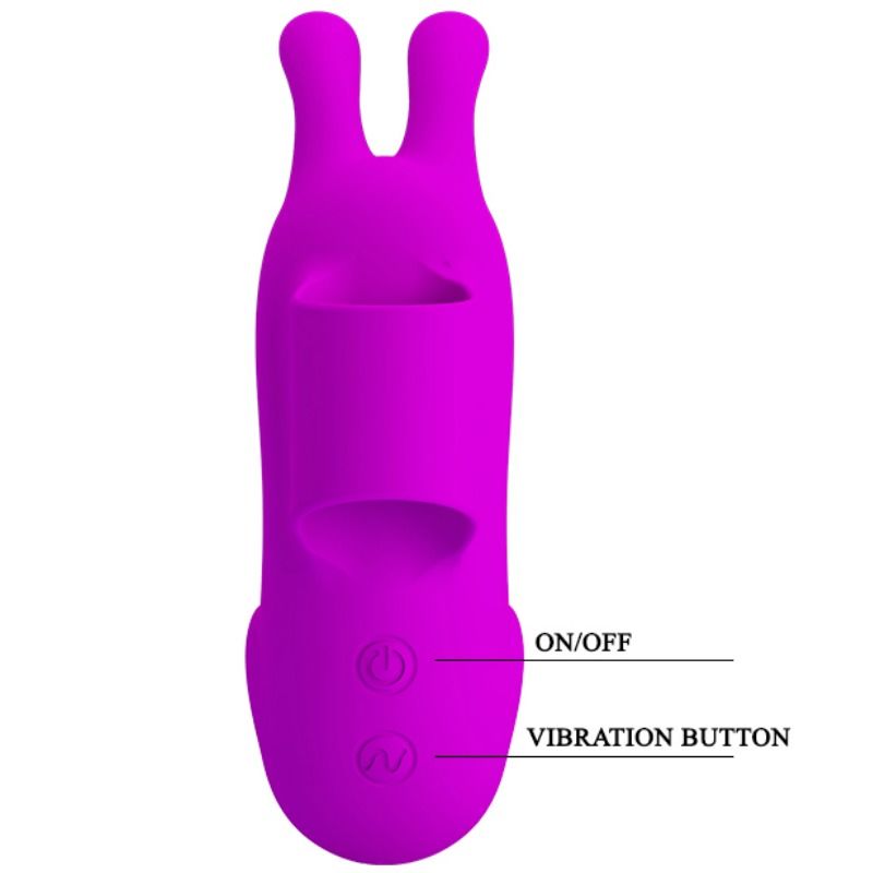 Fun Toys-Digitatore intelligente ricaricabile con coniglio-silicone, 7 3 Fun Toys-Digitatore intelligente ricaricabile con coniglio-silicone, 7 — PRETTY LOVE · Vibratori (imaginea 3)