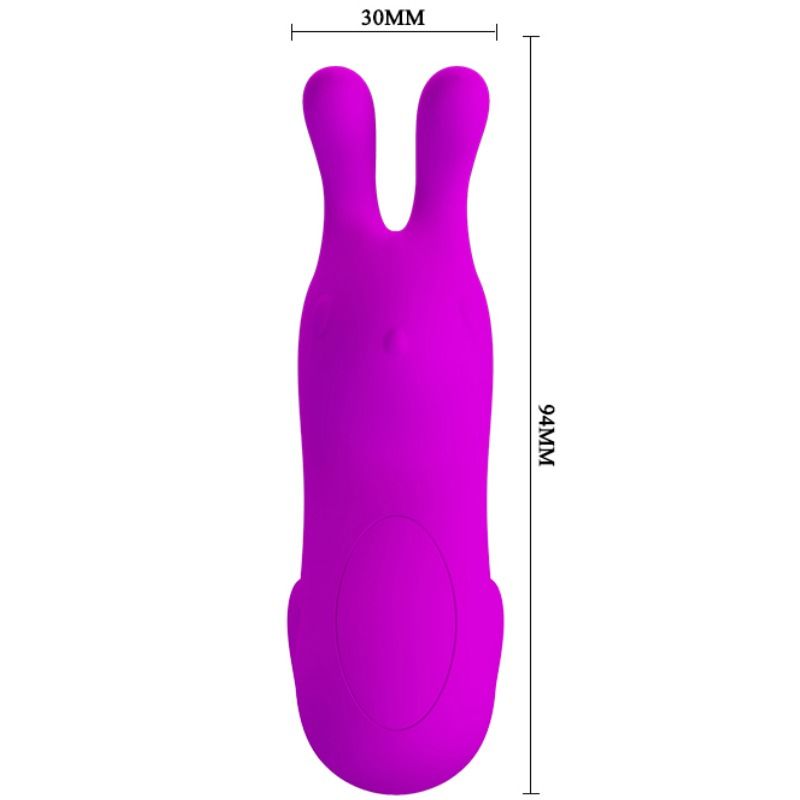 Fun Toys-Digitatore intelligente ricaricabile con coniglio-silicone, 7 — PRETTY LOVE · Vibratori (imaginea 4)