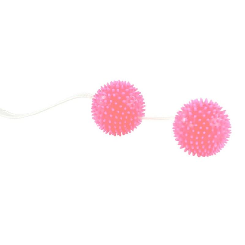 Baile Stimulating-Sfere strutturate Rosa 3.6 Cm per la tonificazione · Giocattoli anali (imaginea 6)