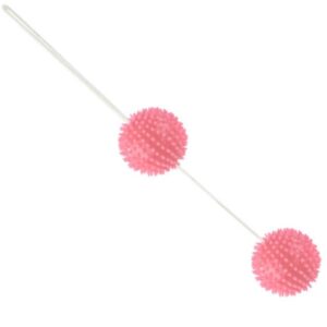 Baile Stimulating-Sfere strutturate Rosa 3.6 Cm per la tonificazione · Giocattoli anali
