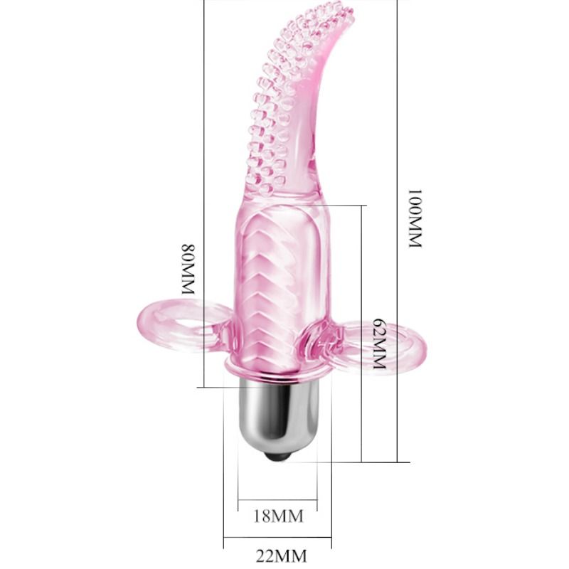 Baile Stimulating-Stimolatore Dito Tipo Betelie Vibro-TPR, 10 · Vibratori (imaginea 8)