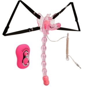 Baile-Strap-On Butterfly con telecomando TPR 7 velocità · Strap-on & Imbracature (imaginea 4)