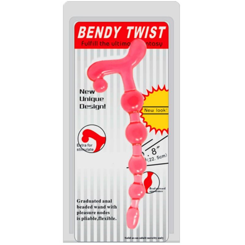 Baile Anal-Bendy Twist Palline anali Flessibile-TPR · Giocattoli anali (imaginea 4)