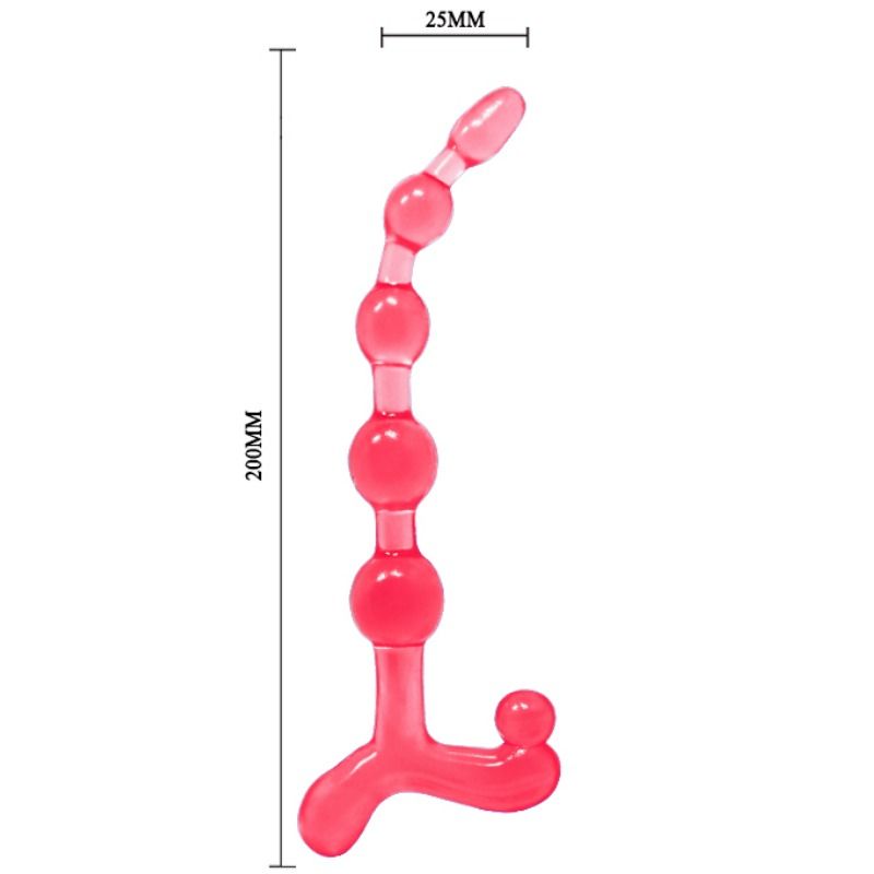 Baile Anal-Bendy Twist Palline anali Flessibile-TPR · Giocattoli anali (imaginea 5)